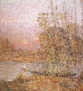 Childe Hassam Late Afternoon Sunset Sweden oil painting artist
